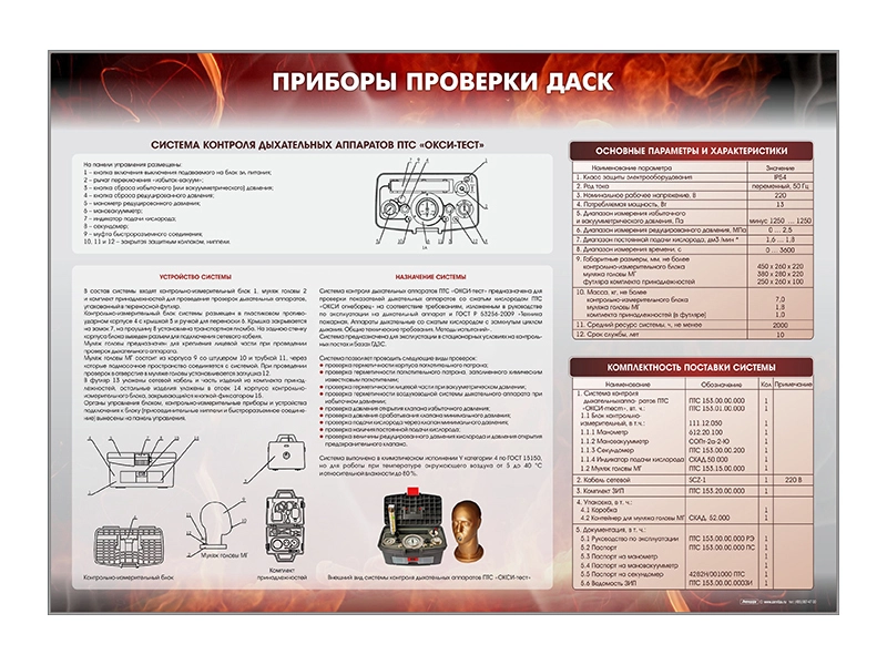 Стенд "Приборы проверки ДАСК"